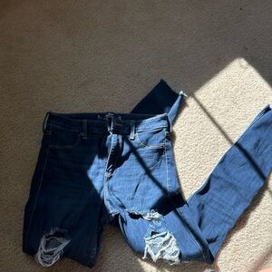 Ripped Hollister jeans